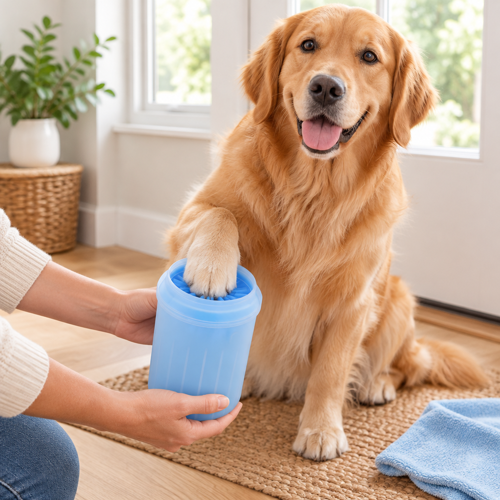 The Mud-Stop Paw Cleaner