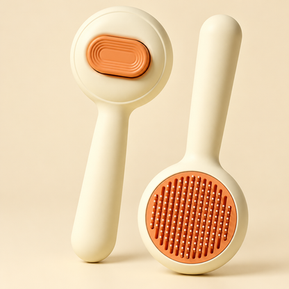 The One-Click Grooming Brush