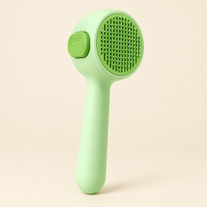 The One-Click Grooming Brush